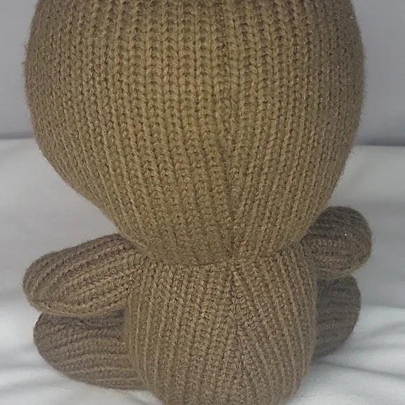 Sony Brown Knitted Stuffed Animal Plush with PlayStation Tag - Picture 3 of 4